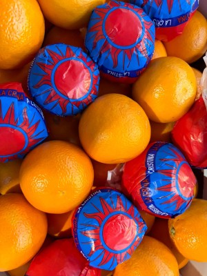 Foto Arance Tarocco Calibro 6 Origine Italia Marchio Cristina 2